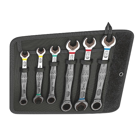 Wera Combination Wrench Set, Metric, 6 pcs. 05020022001