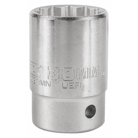 Proto 3/4 in Drive, Triple Square Metric Socket, 12 Points J5530MN