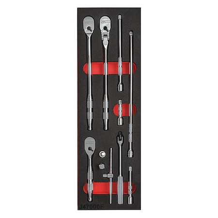 Proto 1/4" Drive SAE, 11 pcs J47000K