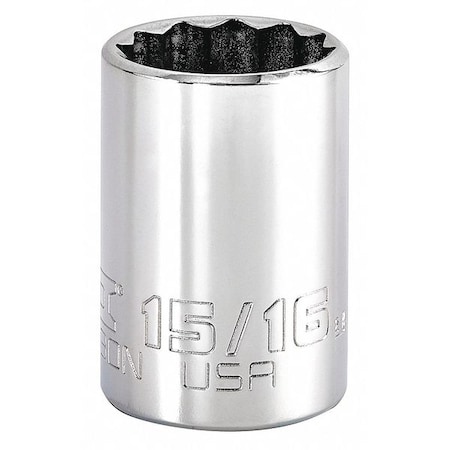 Proto 3/8 in Drive, Torx(R) SAE Socket, 12 Points, Steel, Chrome, 15/16 in J5230N
