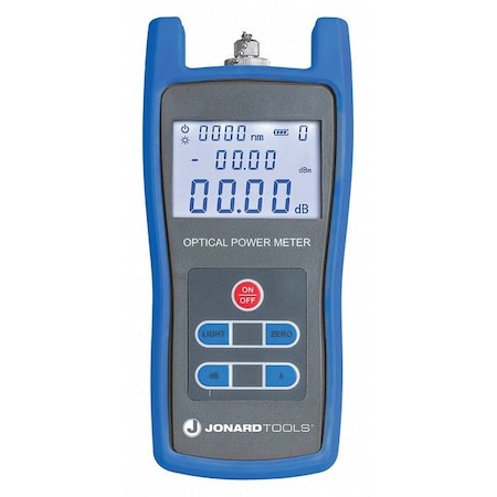 Jonard Tools Fiber Optic Power Meter, LCD Display FPM-50A