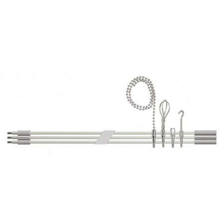 Jonard Tools Glow Rod Kit, Fiberglass, 15 ft. L RDG-15