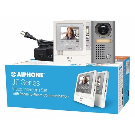 Aiphone Video Intercom, 5-1/8" H x 3-7/8" W JFS-2AEDV2