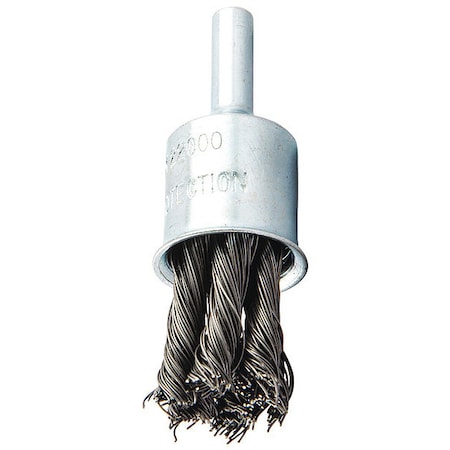 ZORO SELECT End Brush, Twisted, 3/4" dia., 22000 rpm 66252839057