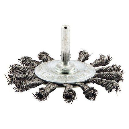Zoro Select Wire Wheel Brush, Knotted, Carbon Steel 66252839031