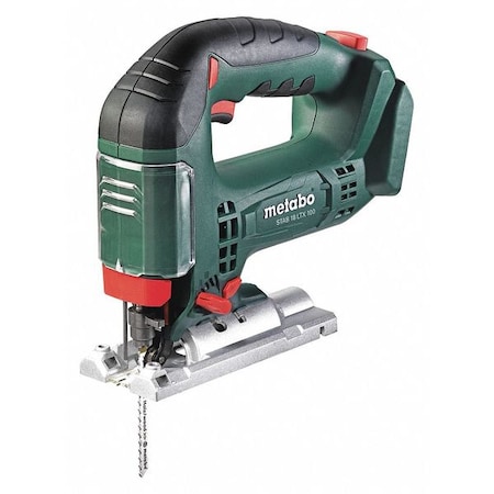 METABO Cordless Jig Saw, 18V, Stroke 1"L, D-Handle STAB 18 LTX 100 bare