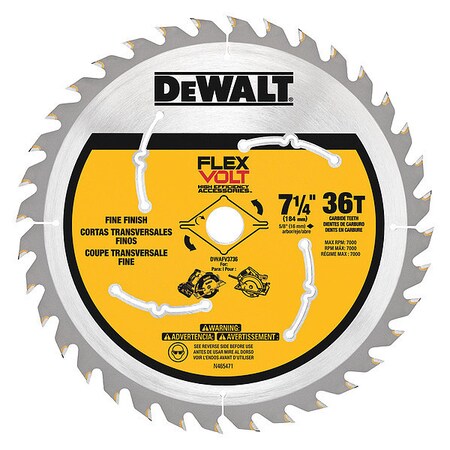 Dewalt 7-1/4" 36T Circular Saw Blade DWAFV3736