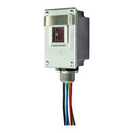 Nsi Tork Compact Fluorescent, HID, Inductive, LED Photocontrol, 2,000 W, Gray, 3 sec Max, 1 sec Min 2119A