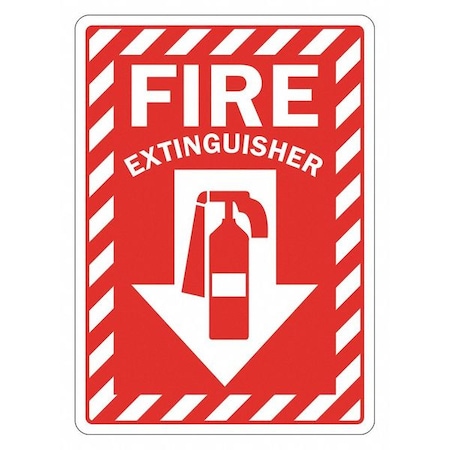 LYLE Fire Sign, 7" W, 10" H, 0.040" Thickness LCU1-0071-RA_7x10