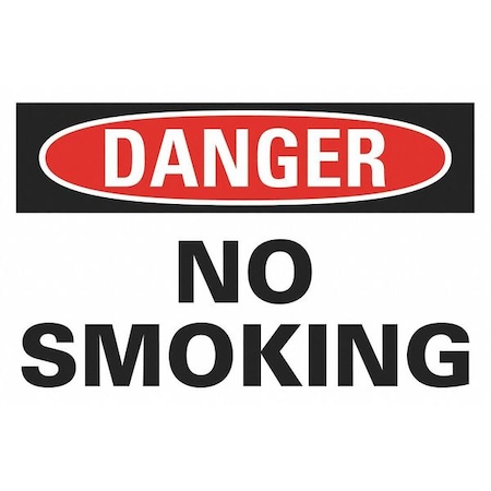 Lyle No Smoking Sign, 7" H, 10" W, Non-PVC Polymer, Vertical Rectangle, English, U1-1025-ED_10x7 U1-1025-ED_10x7
