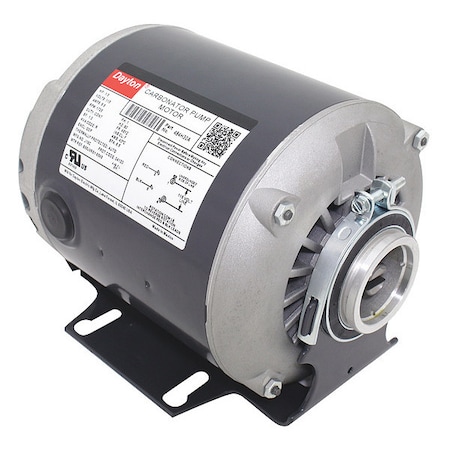 Carbonator Pump Motor, 1/3 HP, 115V, Hz: 60 -  DAYTON, 484H30