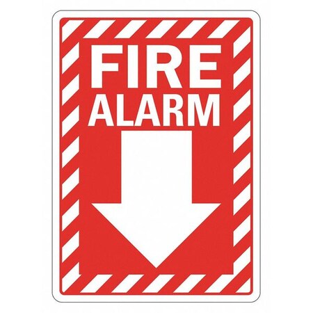 Lyle Fire Sign, 10 in Height, 7 in Width, Reflective Sheeting, Horizontal Rectangle, English LCU1-0067-RD_7X10
