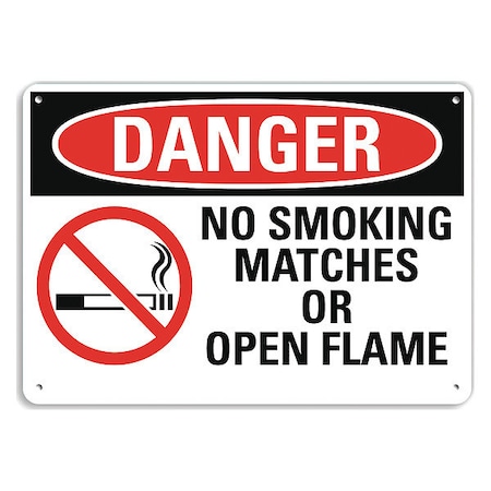 Lyle Danger Sign, 7" H, 10" W, Plastic, Vertical Rectangle, English, LCU4-0526-NP_10x7 LCU4-0526-NP_10x7