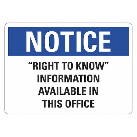 Lyle Office and Facility Sign, 10 in Height, 14 in Width, Plastic, Horizontal Rectangle, English LCU1-0185-NP_14x10