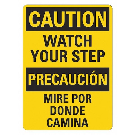 Lyle Facility Sign, 14 in H, 10 in W, Plastic, Vertical Rectangle, English, Spanish, LCU3-0506-NP_10x14 LCU3-0506-NP_10x14