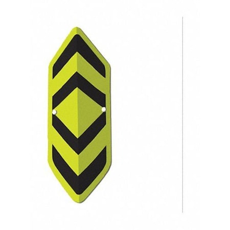 Lyle Safety Sign, 6 in H, 4 in W, Aluminum, V-Shape Projection, English, T1-6284-EG_4X6 T1-6284-EG_4X6