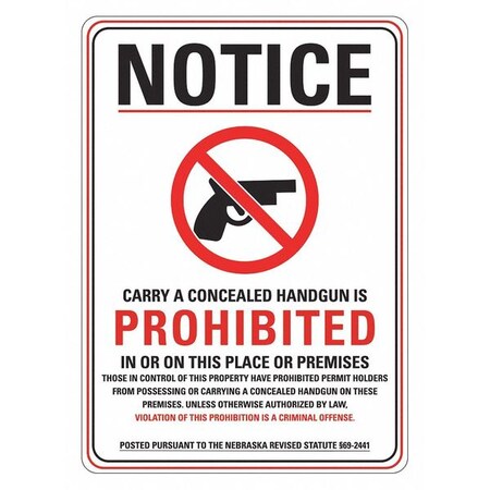 Lyle Security Sign, 14 in H, 10 in W, Non-PVC Polymer, Vertical Rectangle, English, LCU1-0161-ED_10x14 LCU1-0161-ED_10x14