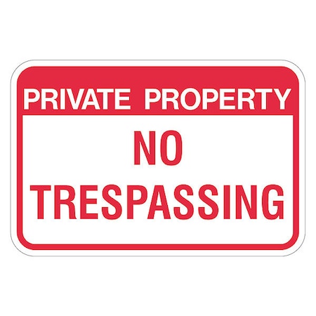 Lyle Property Sign, 18 in Height, 24 in Width, Aluminum, Rectangle, English T1-1167-HI_24x18