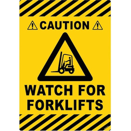 Stranco Floor Sign, 20 in H, 14 in W, Vinyl, Vertical Rectangle, English, FS-2014-611 FS-2014-611