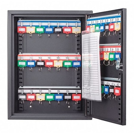 Barska Key Box, Black, Steel, Hook Style, Matte CB13232
