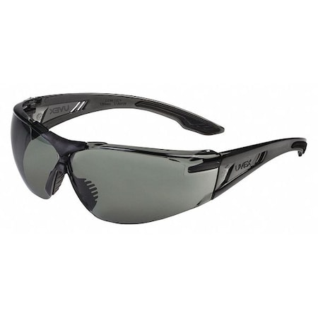 Uvex SVP400, Safety Glasses, Anti-Scratch, Gray Lens, Gray Frame, Frameless SVP402