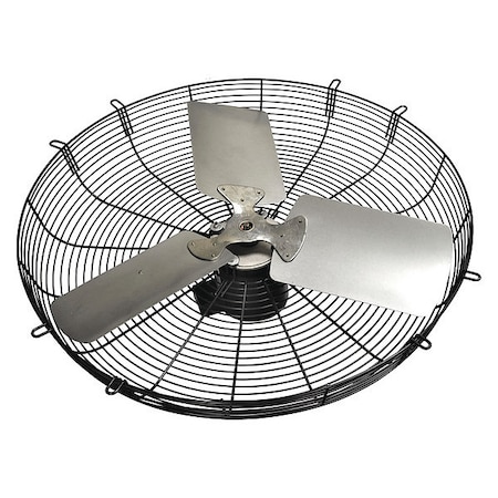 Dayton Guard Mounted Exhaust Fan, Blade 36" Dia. 484X59
