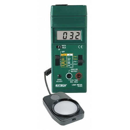 Extech LightMeter, +/-5%Light ACC", FullSize,  401025-NIST