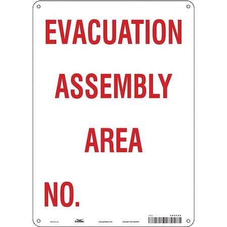 Condor Safety Sign, 14 in Height, 10 in Width, Aluminum, Vertical Rectangle, English 485F56