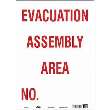 Condor Safety Sign, 14 in Height, 10 in Width, Vinyl, Vertical Rectangle, English 485F60