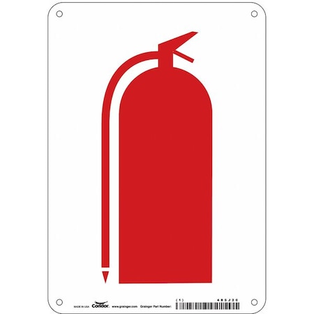 Condor Safety Sign, 7" Wx10" H, 0.032" Thick 485J20