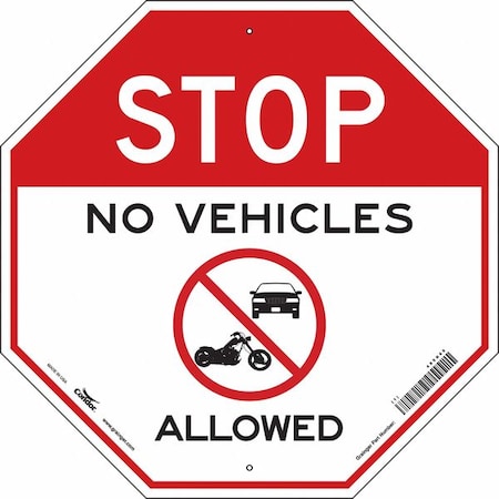 Condor Safety Sign, 24" Wx24" H, 0.032" Thick 485K60