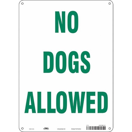 Condor Safety Sign, 10" Wx14" H, 0.055" Thick 485M42