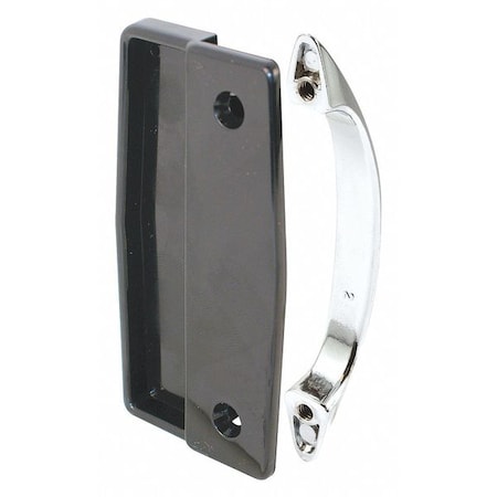 Prime-Line Sliding Screen Door Black Inside Handle, Chrome Outside Handle (Single Pack) A 112