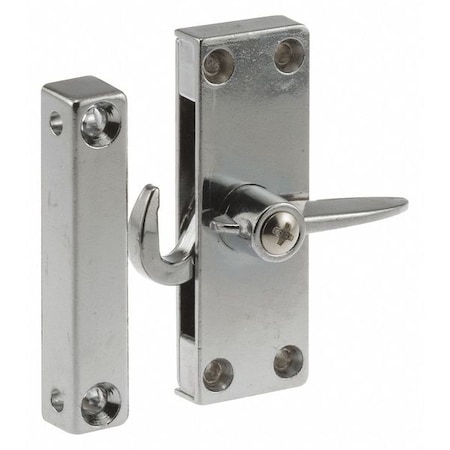 Prime-Line Sliding Screen Door Latch, Left Hand, Chrome Diecast (Single Pack) A 184