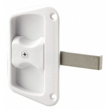 Prime-Line Door Latch, 2-1/4" W x 3-3/4" L, Plastic A 224