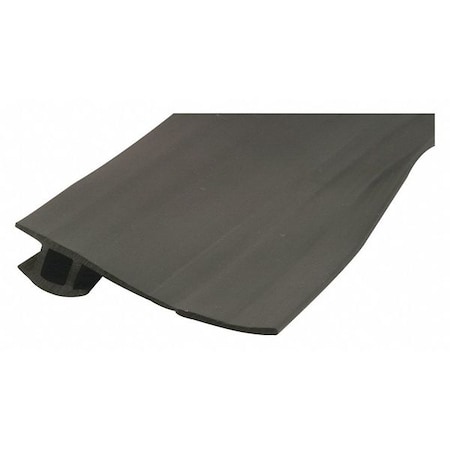 Prime-Line 7/8 in. to 1-3/8 in. x 7 ft., Black Vinyl Sliding Screen Door Weatherstrip (Single Pack) B 621