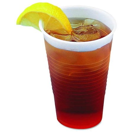 Zoro Select Translucent Plastic Cold Cups, 5 oz, PK2500 V01954