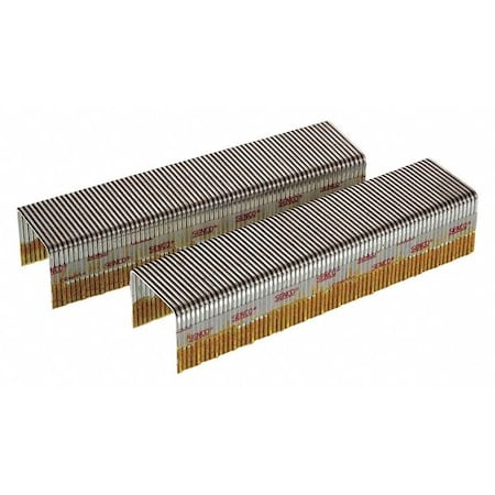 Senco Staples, 16 ga, Standard Crown, 7/8 in Leg L, Steel, 10000 PK P12BAB