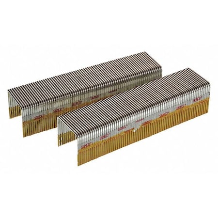 Senco Heavy Duty Staples, 16 ga, Standard Crown, 1 in Leg L, Steel, 10000 PK P13BAB