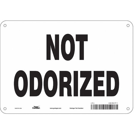 Condor Safety Sign, 7 in Height, 10 in Width, Aluminum, Vertical Rectangle, English, 485Z71 485Z71