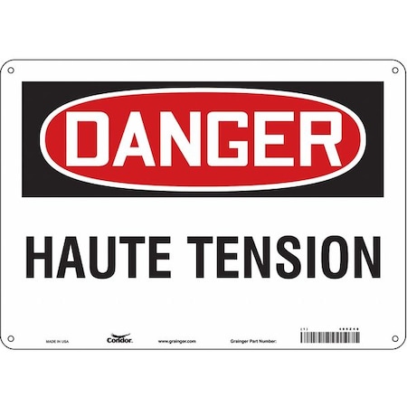 Condor Electrical Sign, 14" W, 10" H, 0.032" Thick, 485Z48 485Z48