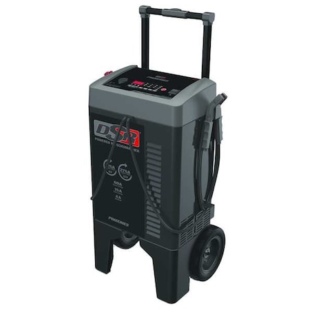 Schumacher Electric Wheeled Battery Charger, Automatic, Boosting, Charging, Maintaining, For Batt. Volt.: 6, 12 DSR122