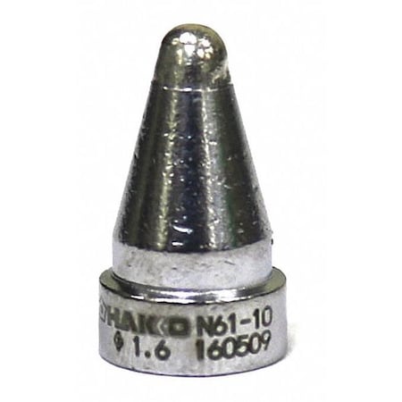 Hakko Nozzle, Round, 1.6mm x 3.0mm, For Use With FR-301/4101/4102/4103/4104 N61-10