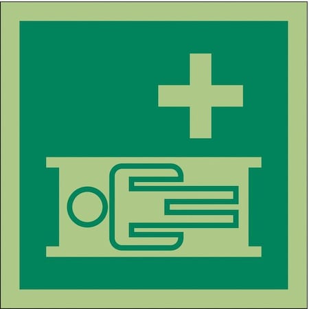 Condor (STRETCHER SYMBOL), 6 in W x 6 in H, Square, Vinyl, 486F82 486F82