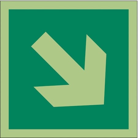 Condor (ARROW SYMBOL), 6 in W x 6 in H, Square, Vinyl, 486F52 486F52
