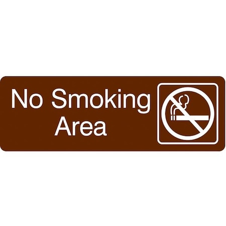 Condor Facility Sign, 3 in H, 9 in W, Acrylic, Horizontal Rectangle, English, 486G99 486G99