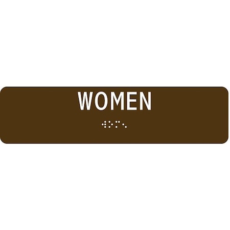 Condor WOMEN, 8 in W x 2 in H, Horizontal Rectangle, Modified Acrylic, 486G70 486G70