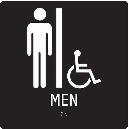 Condor MEN, 8 in W x 8 in H, Square, Modified Acrylic, 486G73 486G73