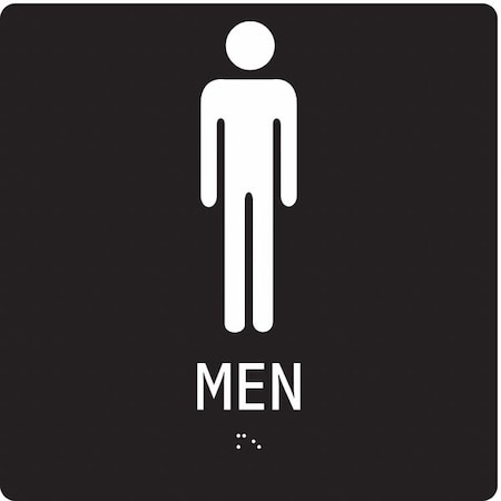 Condor MEN, 8 in W x 8 in H, Square, Modified Acrylic, 486G76 486G76