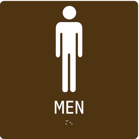 Condor MEN, 8 in W x 8 in H, Square, Modified Acrylic, 486G65 486G65